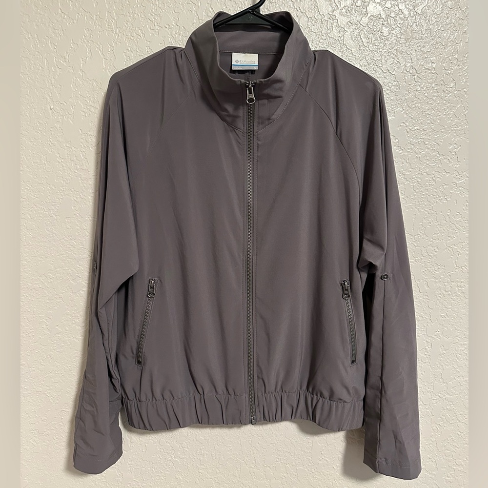 Columbia Women's Utility Track Jacket in Gray | Size S
